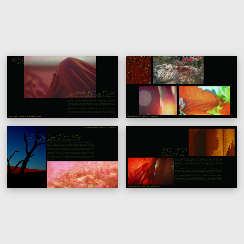 CYNOSURE | CINEMATIC DIRECTOR'S TREATMENT TEMPLATE