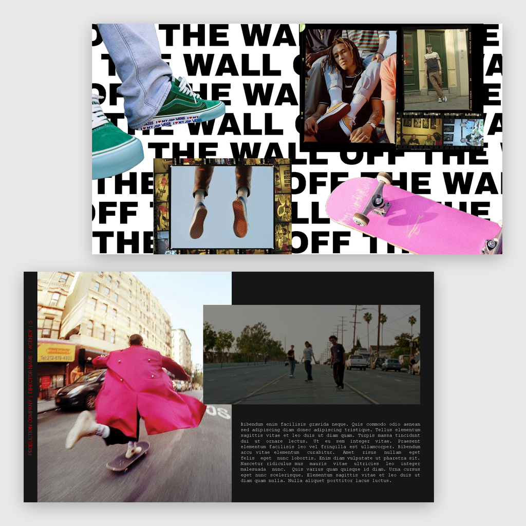 OFF THE WALL | COLLAGE DIRECTOR'S TREATMENT TEMPLATE