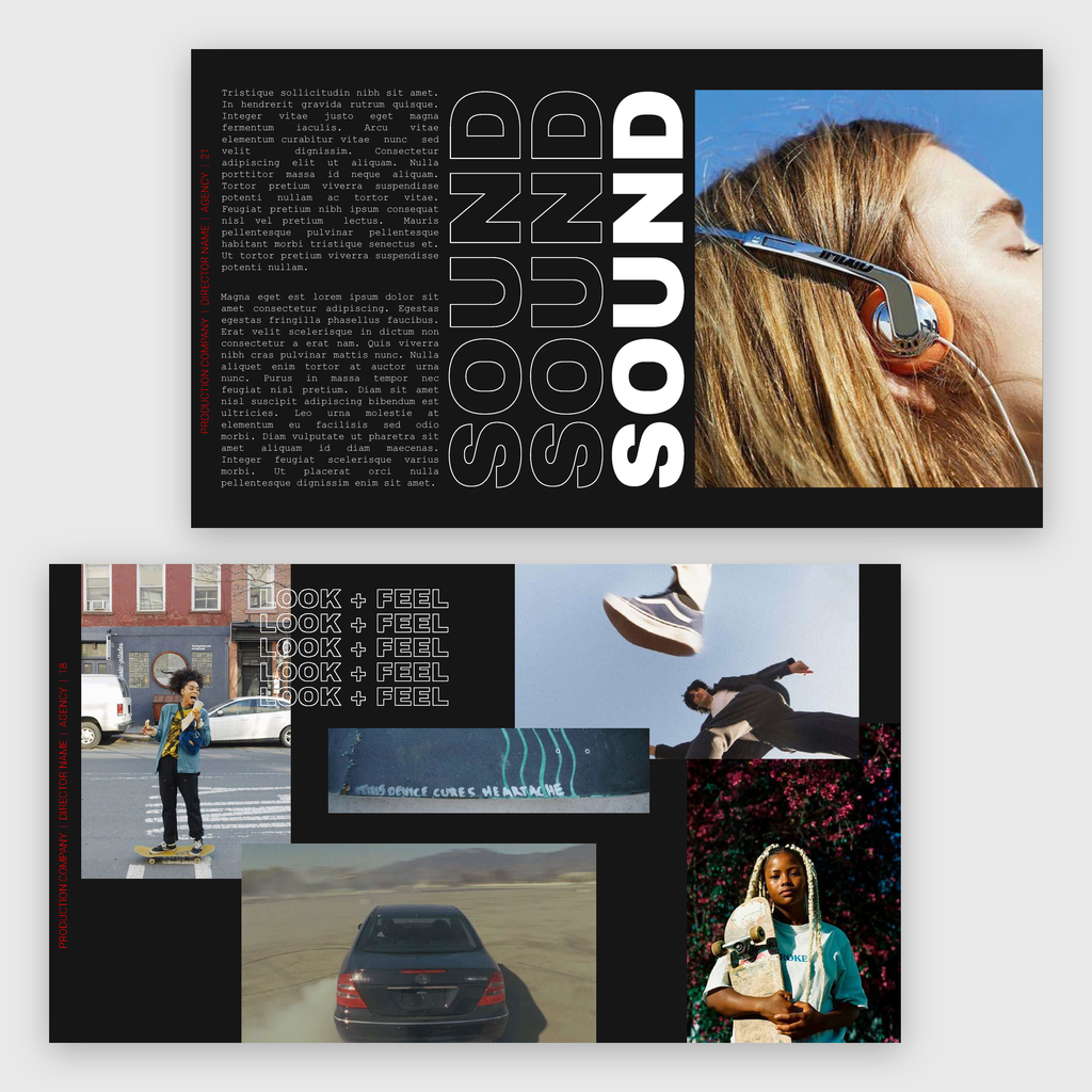 OFF THE WALL | COLLAGE DIRECTOR'S TREATMENT TEMPLATE