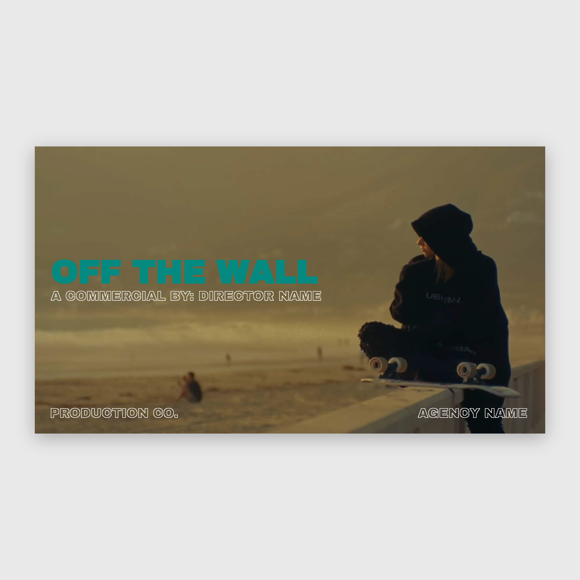 OFF THE WALL | COLLAGE DIRECTOR'S TREATMENT TEMPLATE