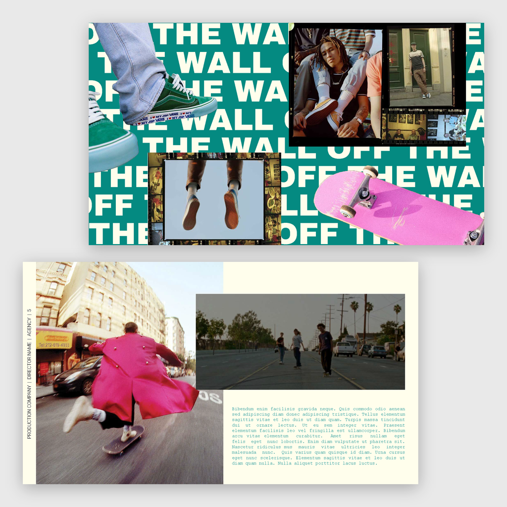 OFF THE WALL | COLLAGE DIRECTOR'S TREATMENT TEMPLATE