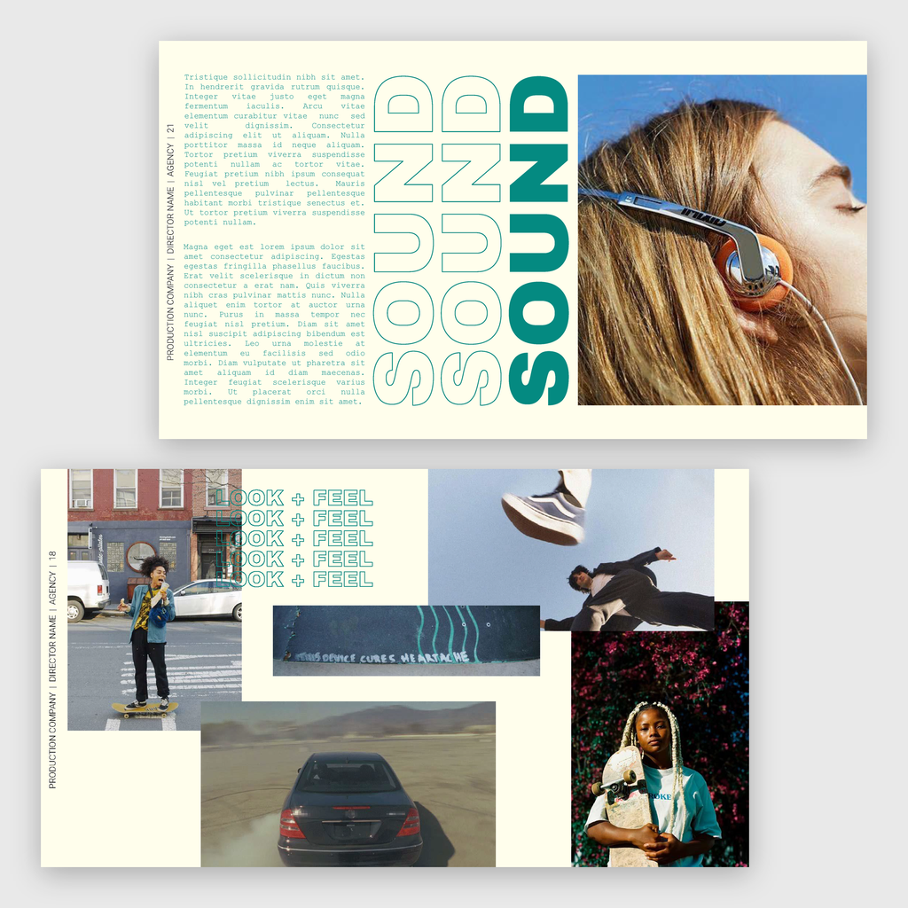 OFF THE WALL | COLLAGE DIRECTOR'S TREATMENT TEMPLATE