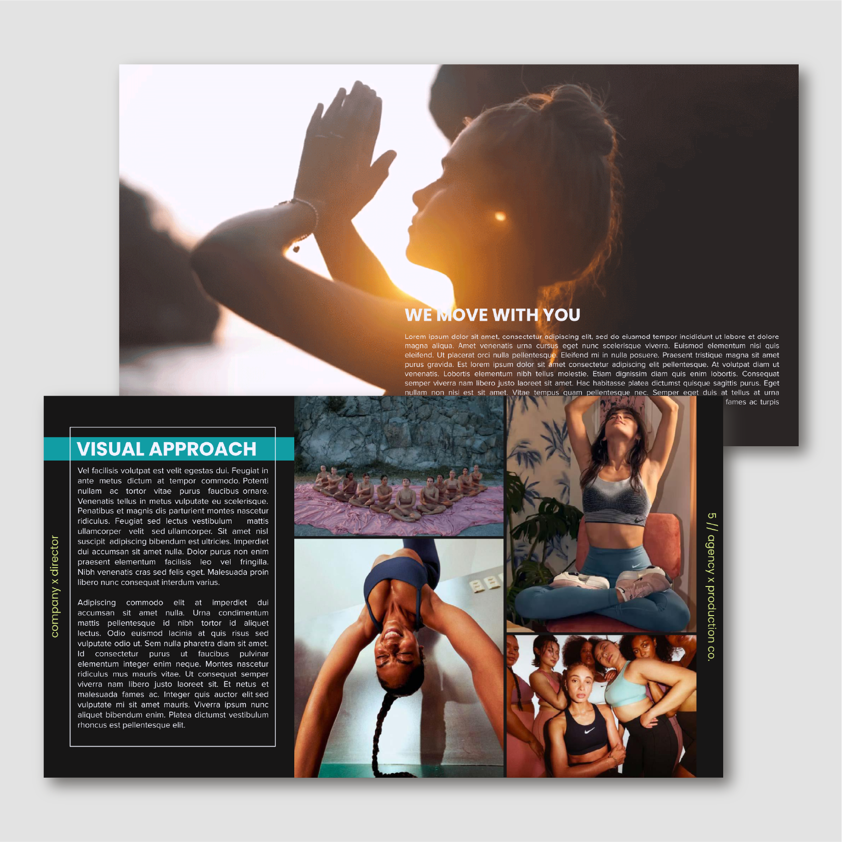 BE HERE | MINIMALIST DIRECTOR'S TREATMENT TEMPLATE