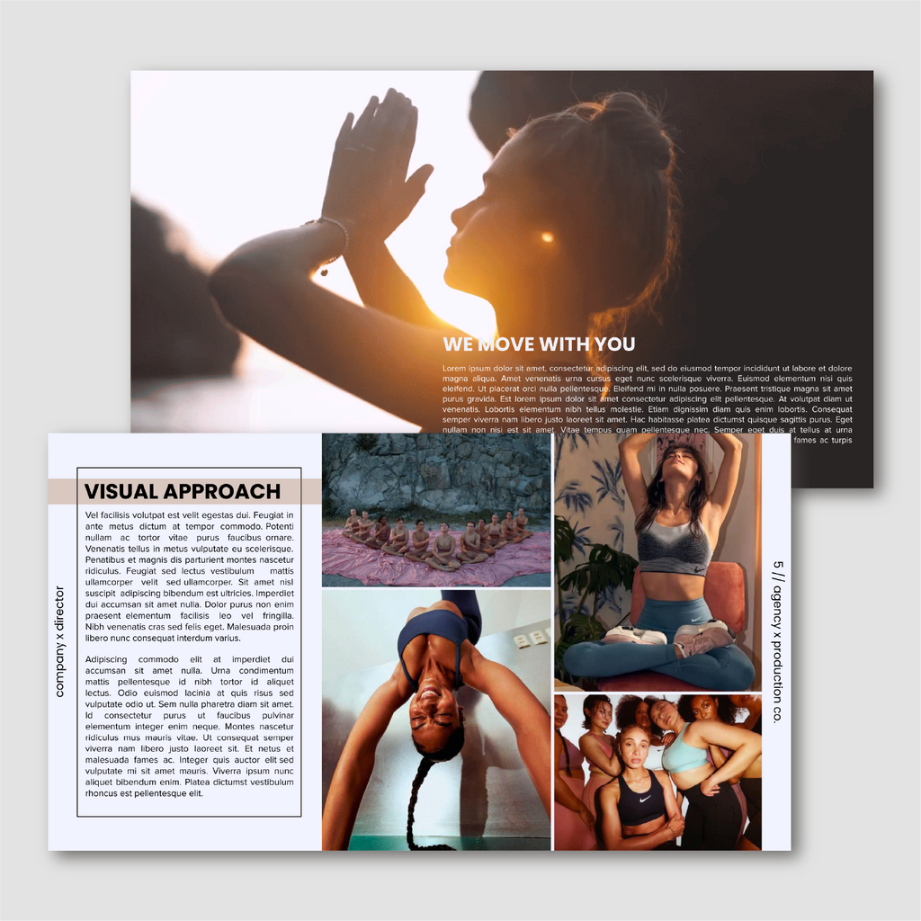 BE HERE | MINIMALIST DIRECTOR'S TREATMENT TEMPLATE