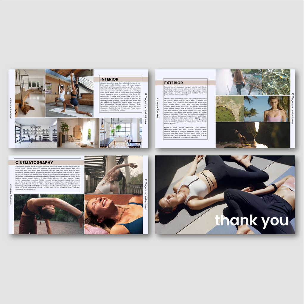 BE HERE | MINIMALIST DIRECTOR'S TREATMENT TEMPLATE
