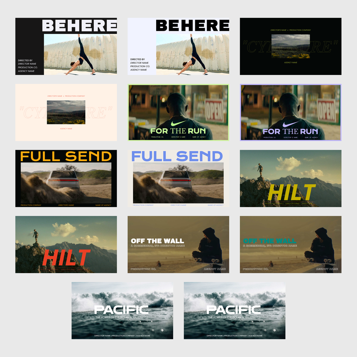 DROP 01 | Template Bundle Collection